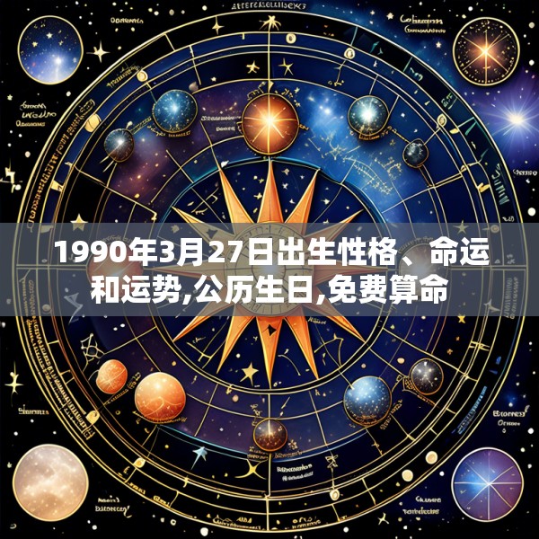 1990年3月27日出生性格、命运和运势,公历生日,免费算命