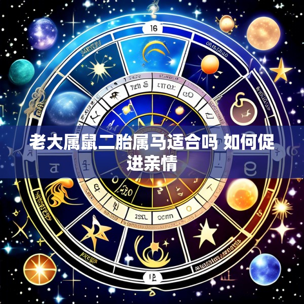 老大属鼠二胎属马适合吗 如何促进亲情