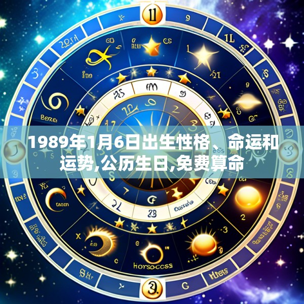 1989年1月6日出生性格、命运和运势,公历生日,免费算命