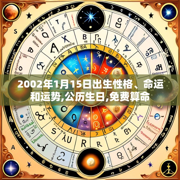 2002年1月15日出生性格、命运和运势,公历生日,免费算命
