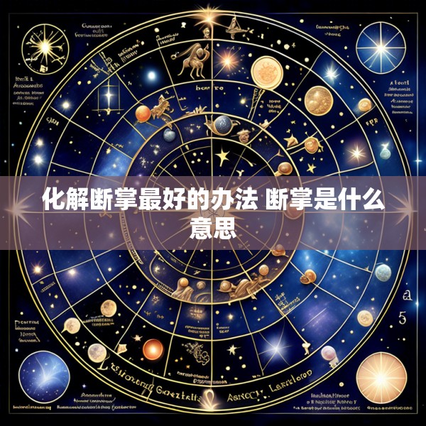 化解断掌最好的办法 断掌是什么意思