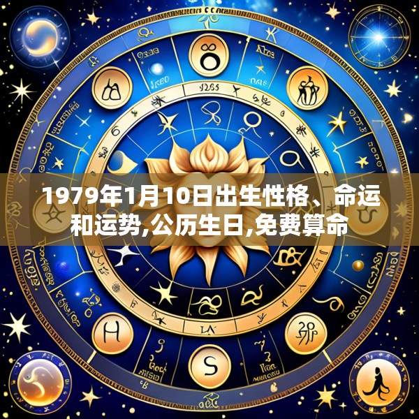 1979年1月10日出生性格、命运和运势,公历生日,免费算命