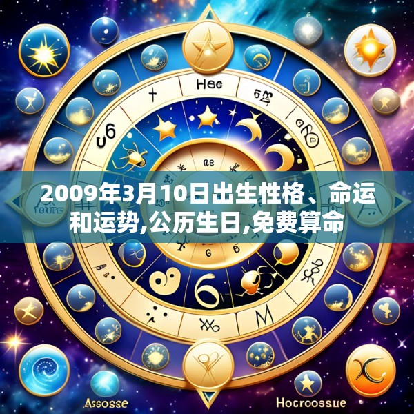 2009年3月10日出生性格、命运和运势,公历生日,免费算命