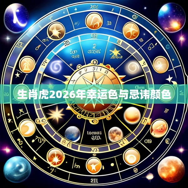 生肖虎2026年幸运色与忌讳颜色