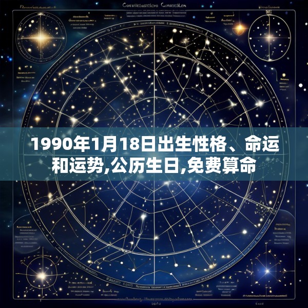 1990年1月18日出生性格、命运和运势,公历生日,免费算命