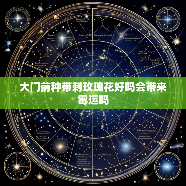 大门前种带刺玫瑰花好吗会带来霉运吗