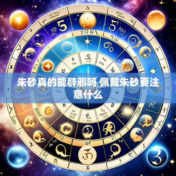 朱砂真的能辟邪吗 佩戴朱砂要注意什么