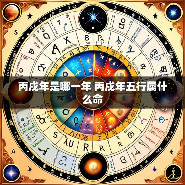 丙戌年是哪一年 丙戌年五行属什么命