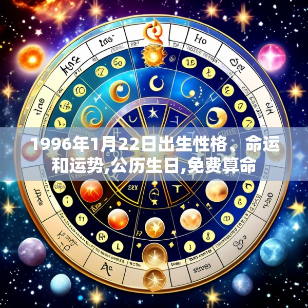 1996年1月22日出生性格、命运和运势,公历生日,免费算命