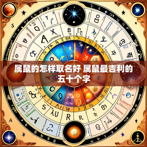 属鼠的怎样取名好 属鼠最吉利的五十个字