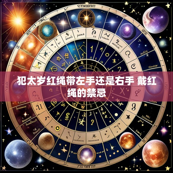 犯太岁红绳带左手还是右手 戴红绳的禁忌