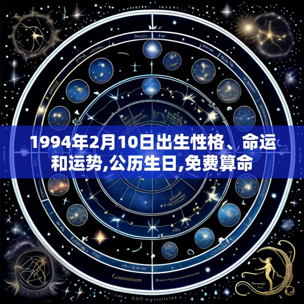 1994年2月10日出生性格、命运和运势,公历生日,免费算命