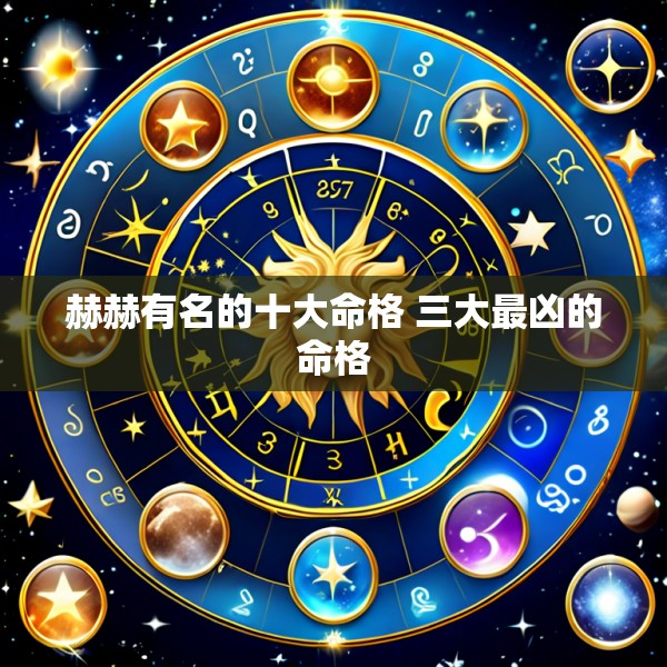 赫赫有名的十大命格 三大最凶的命格