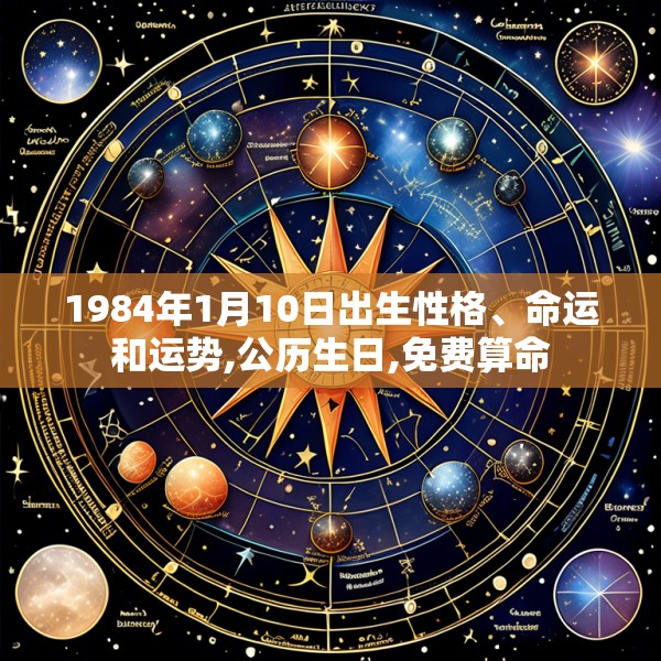 1984年1月10日出生性格、命运和运势,公历生日,免费算命