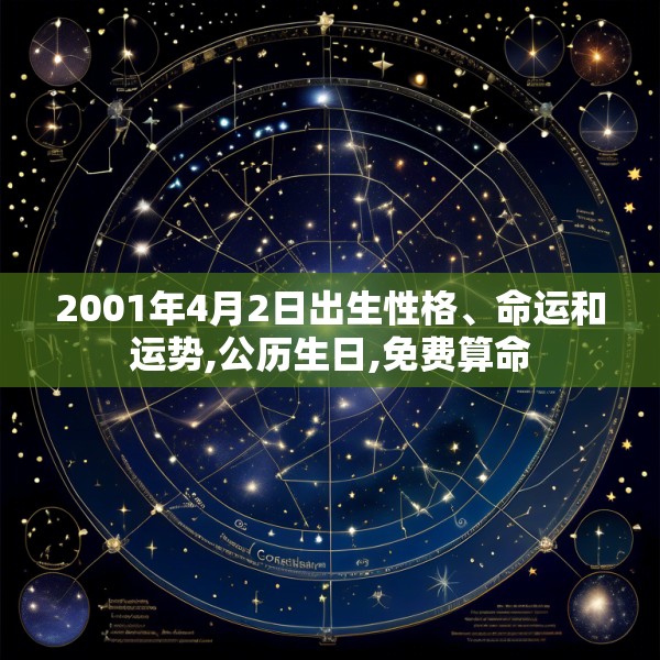 2001年4月2日出生性格、命运和运势,公历生日,免费算命