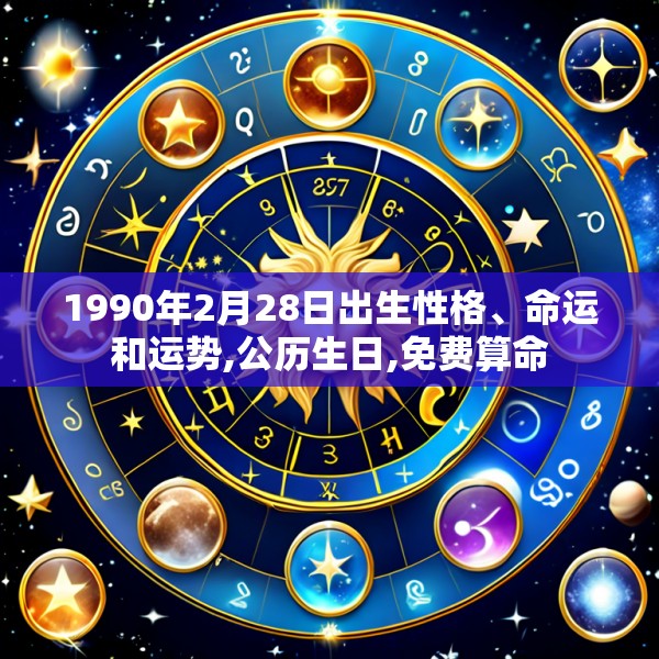 1990年2月28日出生性格、命运和运势,公历生日,免费算命