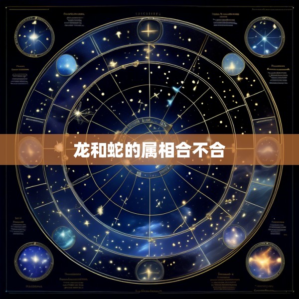 龙和蛇的属相合不合