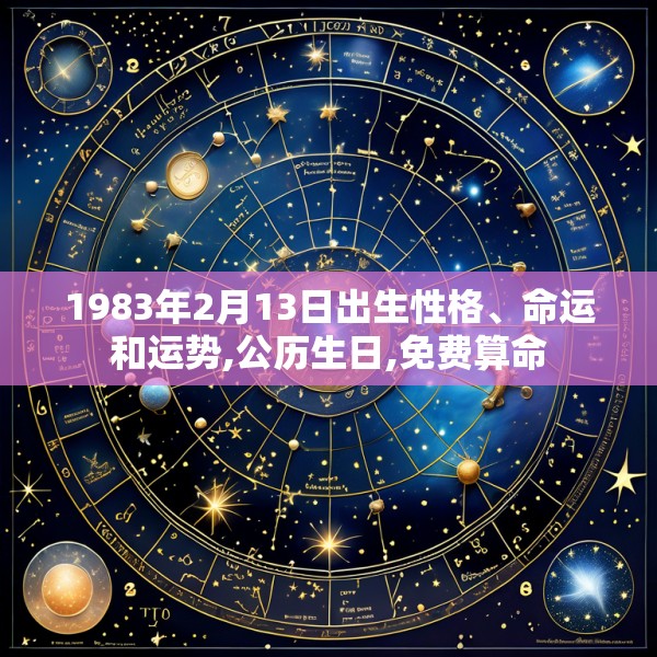 1983年2月13日出生性格、命运和运势,公历生日,免费算命