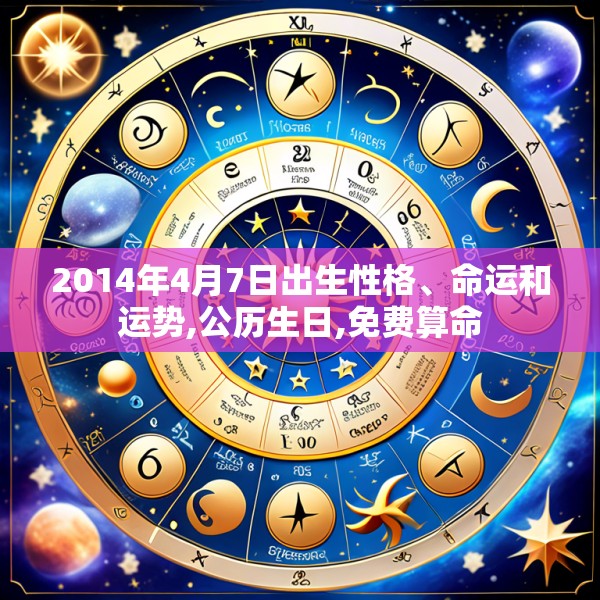 2014年4月7日出生性格、命运和运势,公历生日,免费算命