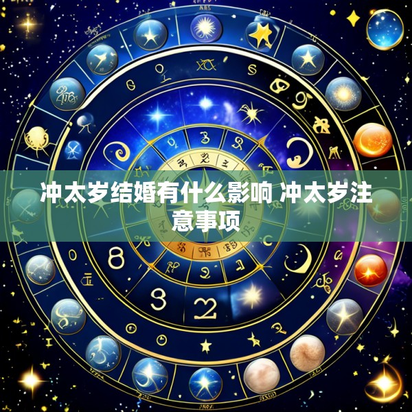 冲太岁结婚有什么影响 冲太岁注意事项