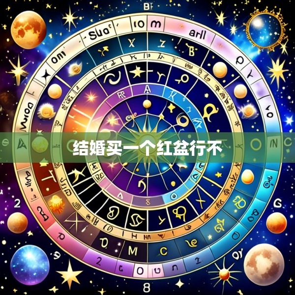 结婚买一个红盆行不