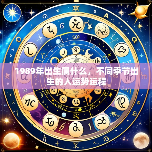 1989年出生属什么，不同季节出生的人运势运程