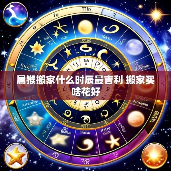 属猴搬家什么时辰最吉利 搬家买啥花好