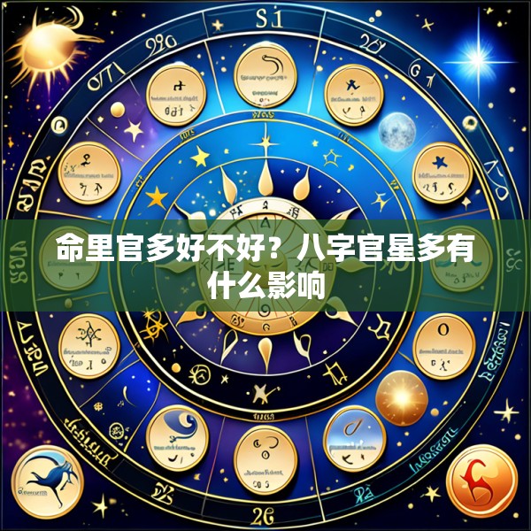 命里官多好不好？八字官星多有什么影响