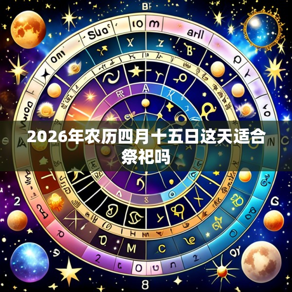 2026年农历四月十五日这天适合祭祀吗