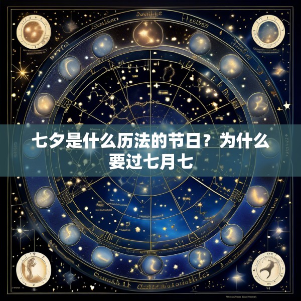 七夕是什么历法的节日？为什么要过七月七