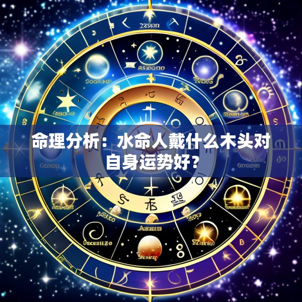 命理分析：水命人戴什么木头对自身运势好？
