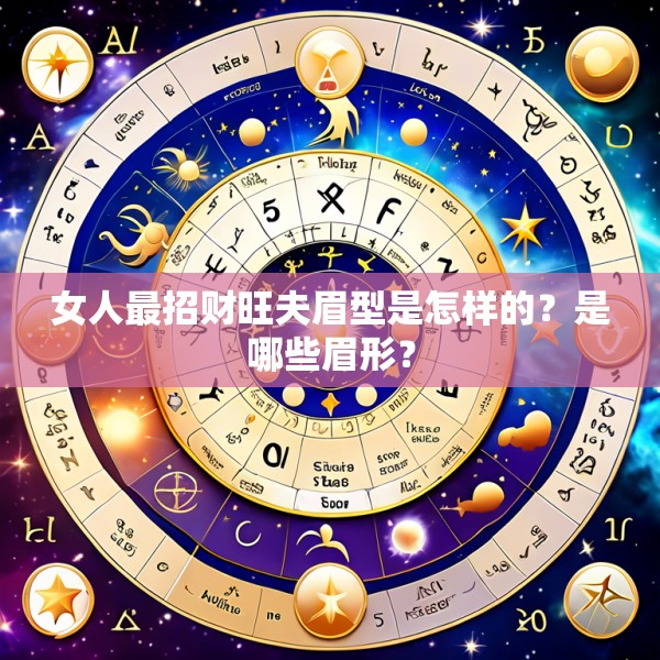 女人最招财旺夫眉型是怎样的?是哪些眉形?