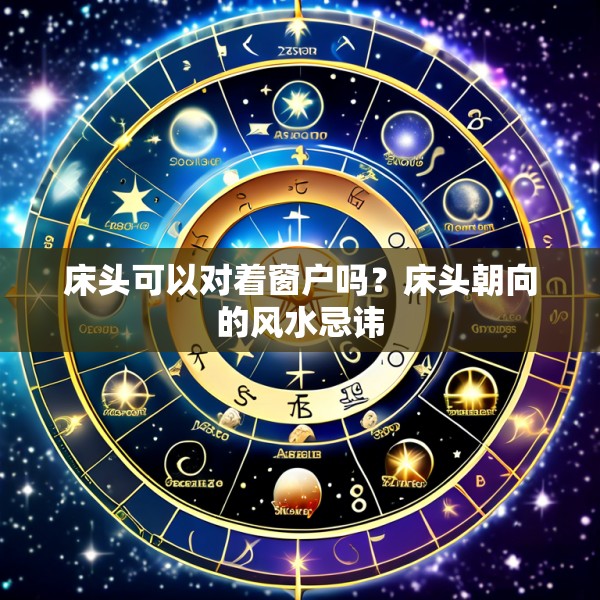 床头可以对着窗户吗？床头朝向的风水忌讳