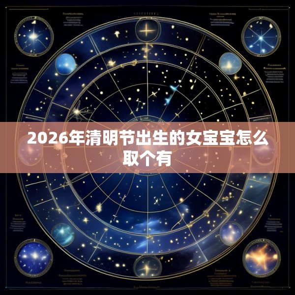 2026年清明节出生的女宝宝怎么取个有