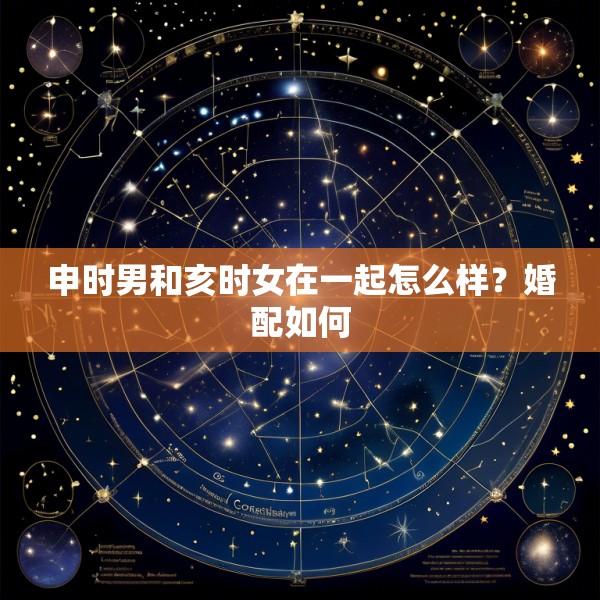 申时男和亥时女在一起怎么样?婚配如何