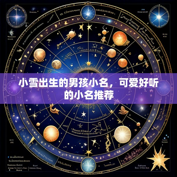 小雪出生的男孩小名,可爱好听的小名推荐
