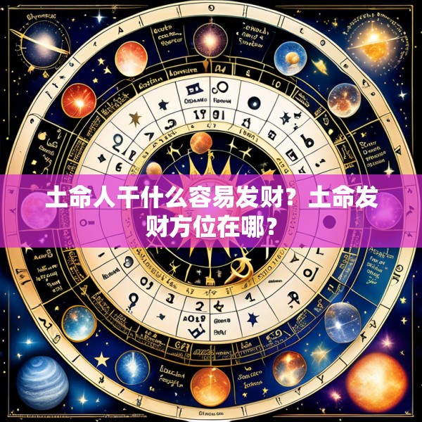 土命人干什么容易发财？土命发财方位在哪？