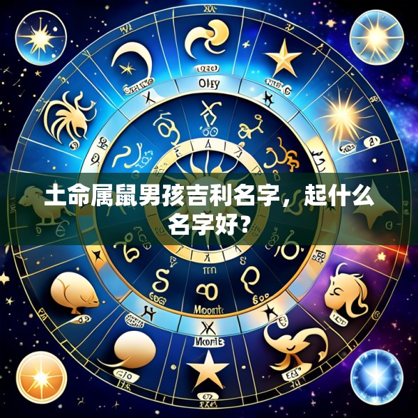 土命属鼠男孩吉利名字,起什么名字好?