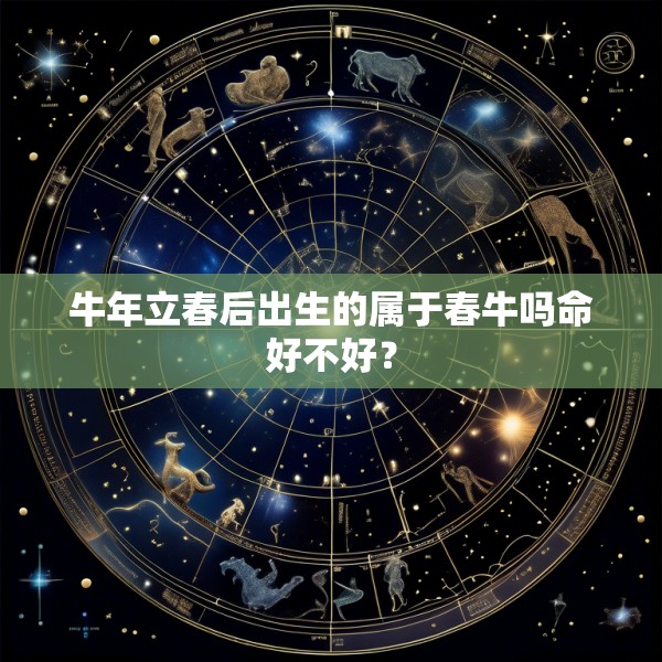 牛年立春后出生的属于春牛吗命好不好？