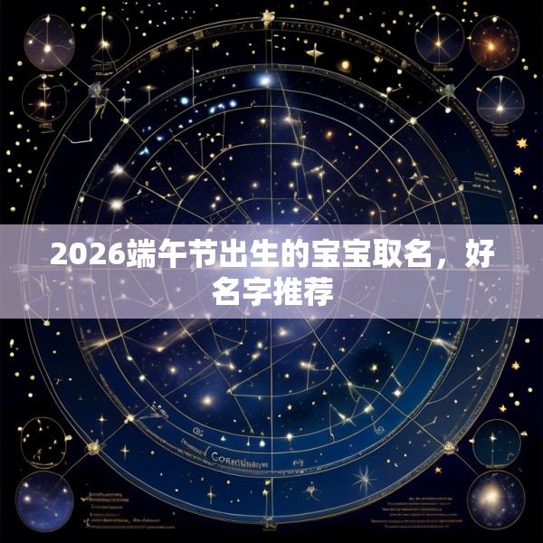 2026端午节出生的宝宝取名，好名字推荐