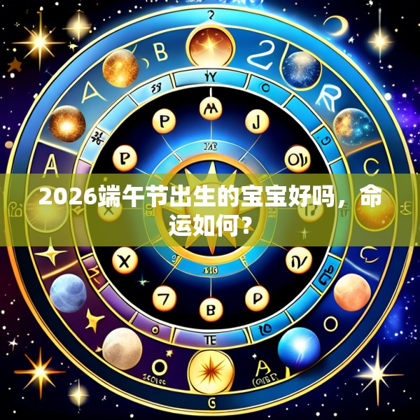 2026端午节出生的宝宝好吗,命运如何?