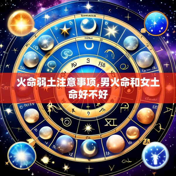火命弱土注意事项,男火命和女土命好不好