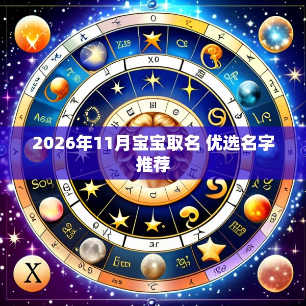 2026年11月宝宝取名 优选名字推荐
