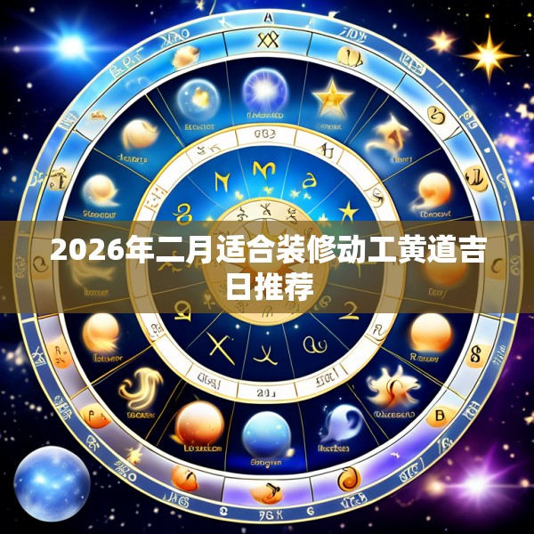 2026年二月适合装修动工黄道吉日推荐