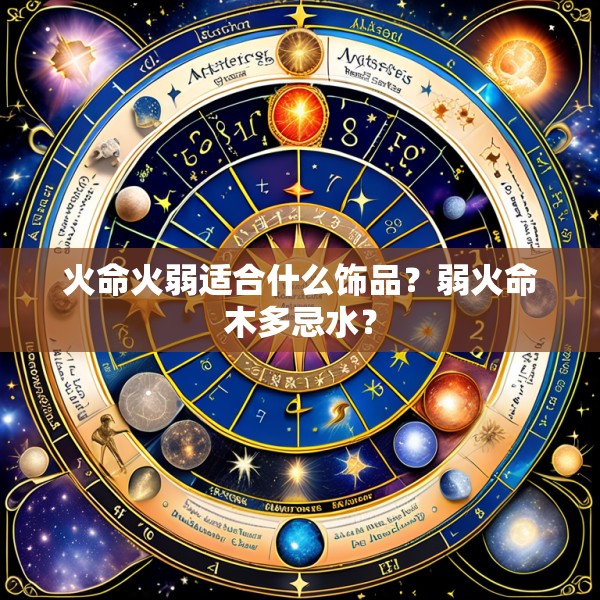 火命火弱适合什么饰品？弱火命木多忌水？