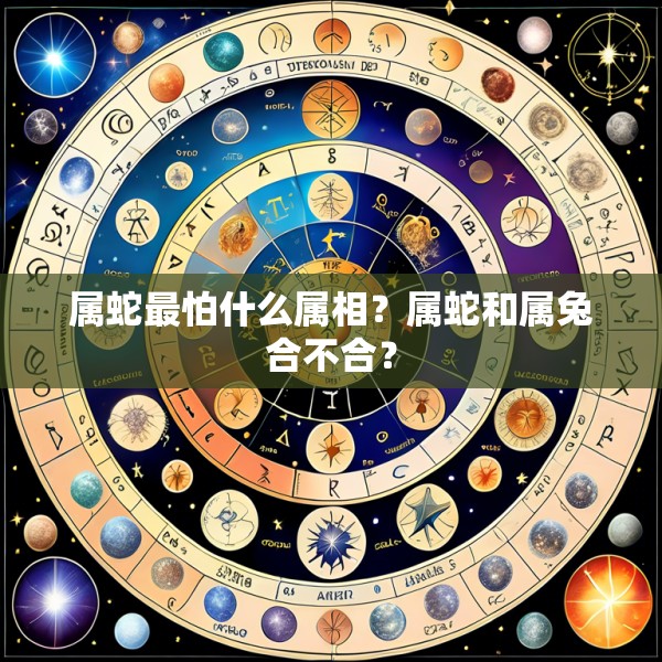 属蛇最怕什么属相?属蛇和属兔合不合?