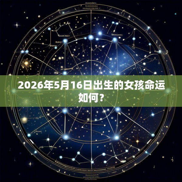 2026年5月16日出生的女孩命运如何？