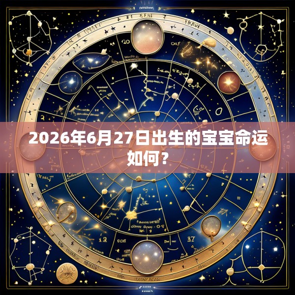 2026年6月27日出生的宝宝命运如何？
