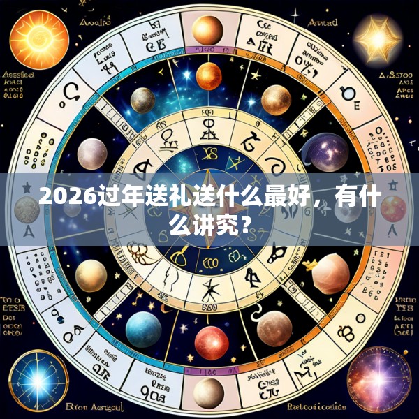 2026过年送礼送什么最好,有什么讲究?