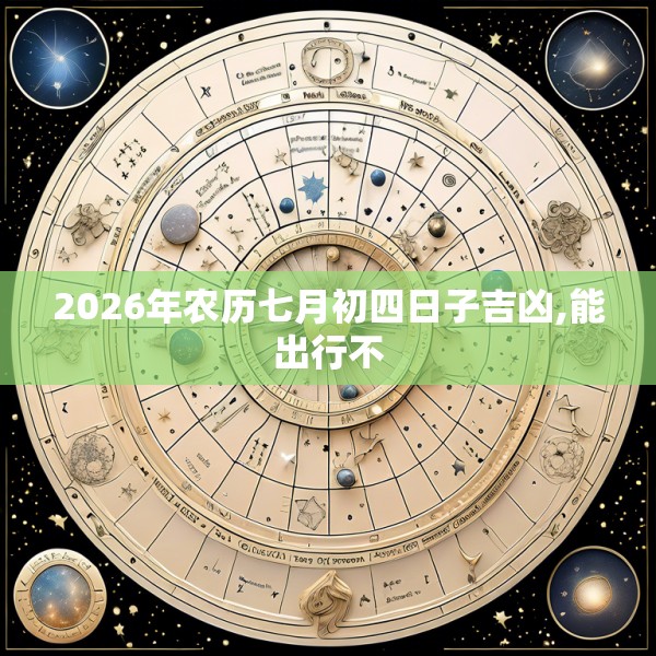 2026年农历七月初四日子吉凶,能出行不